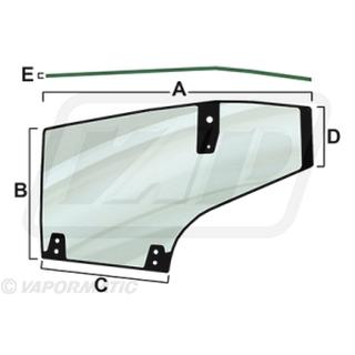 NC4418 - ΑΡΙΣΤΕΡΗ ΠΟΡΤΑ CASE 1-34-621-090 (CS,CVX)