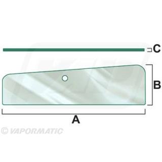 NC4715 - ΤΖΑΜΙ ΠΑΡΑΘΥΡΟΥ CASE 3233053R2 (RH-LH) (32,42,XL)