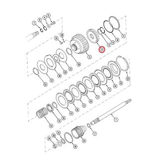 P.T.O. PISTON CASE 352429A1