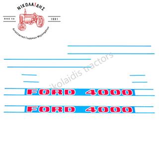 Decal Kit Ford 4000 