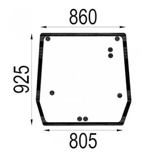 NC4388 - ΠΙΣΩ ΤΖΑΜΙ CASE 5089562 (FARMALL A,JX)