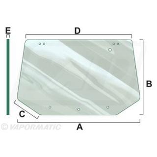 REAR GLASS FORD NEW HOLLAND 81865244