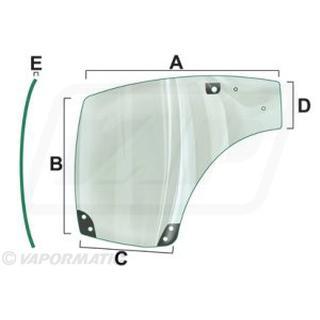 DOOR RH GLASS STEYR 87560791