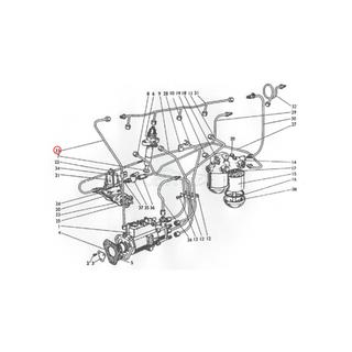 LEAK OFF RAIL TO INJECTION PUMP PIPE DAVID BROWN K907035