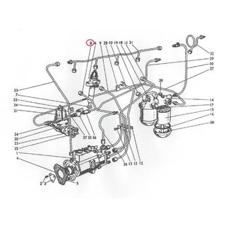 PIPE FUEL DAVID BROWN K918915