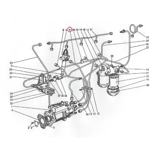 PIPE FUEL DAVID BROWN K918916