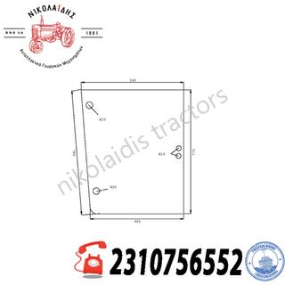 NC10342 - ΤΖΑΜΙ ΠΑΡΑΘΥΡΟΥ DEUTZ SAME HURLEMAN  75106010, 75106020, 77337010