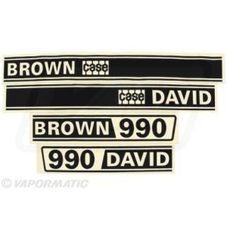 EMBLEM SET DAVID BROWN 990
